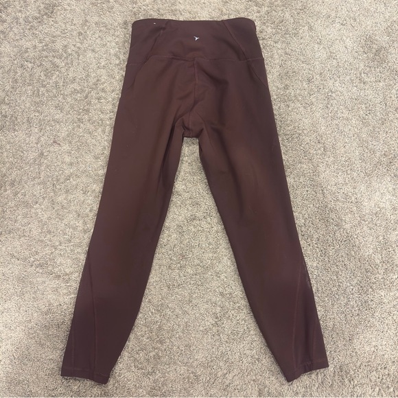Old Navy Women’s‎ Burgundy Elevate Go-Dry Leggings | Size S - Picture 8 of 8